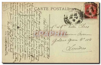 MARSEILLE — Promenade do Prado — Editor EID, n° 233 — Verso