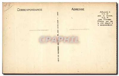 Marseille — Le Cours Belzunce — LL — Rewers