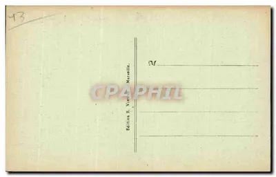 MARSEILLE — Quai dos Belgas — R. V. — Verso