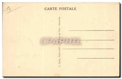 Marsella — La Canebière — 55. — Editor A. Tardy, Photo-Edit. — Reverso