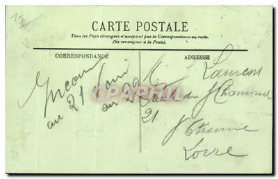 Marseille — Quai de la Joliette — LL. n° 217 — Verso