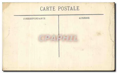 Évacuation d'une ville bombardée — Rue avec bâtiments endommagés — Éditeur : DAKESI & T. PISTARIE — Verso