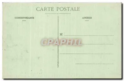 Lunéville - Fachada da Subprefeitura após o incêndio - A Guerra de 1914 — Verso