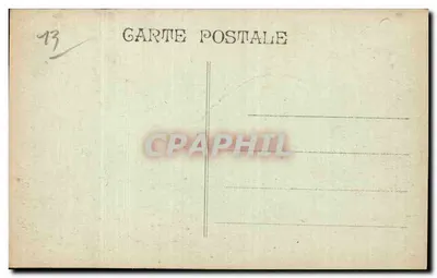Marseille - Wydarzenie Kolonialne 1922 — Duży Pałac Indochiny (Środkowa Aleja) — Rewers