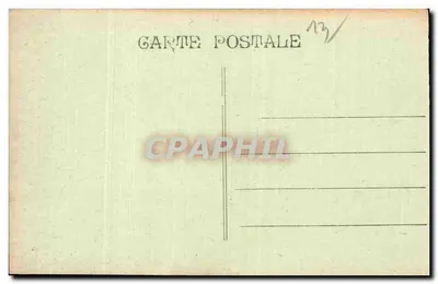 Marseille - Kolonialausstellung 1922 - Palast der Westafrika - Innenraum eines Sudan-Dorfes — Rückseite