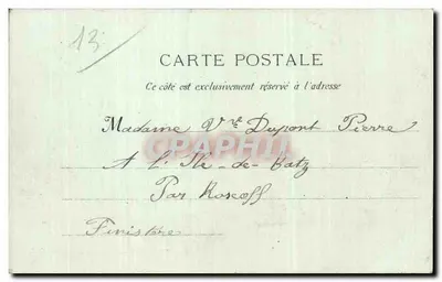 Marseille — De Allées de Meilhan — G. M. Vriendschap Laurent — Achterkant
