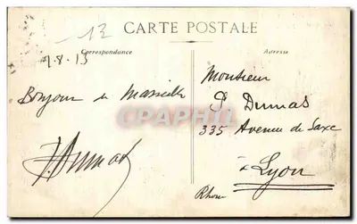 Marseille — De Rue Noailles — C.N. — Uitgever C.N. (n°22) — Achterkant