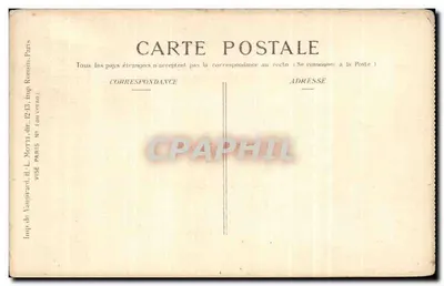 Abastecimento de combustível — Guerra 1914-15 — Ed. Pays de France n°134 — Verso