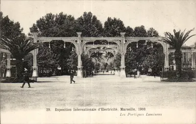 Exposição Internacional de Eletricidade — Os Portais Iluminados — Photo-ateliers Baudouin-Vincent, Marselha, n°29