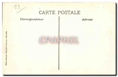 Exposição Internacional de Eletricidade — Fontes Luminosas — Marselha, 1908 — Foto stélera Baudouin, Vincent, Marselha — Verso