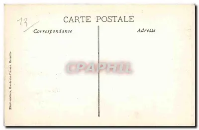 Exposição Internacional de Eletricidade — Grand Palais — Marselha 1908 — Foto Baudouin-Vincent — Verso