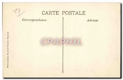 Castelo Duplessis — Exposição Internacional de Eletricidade, Marselha, 1908 — Foto Atelier Baudouin, Marselha — Verso
