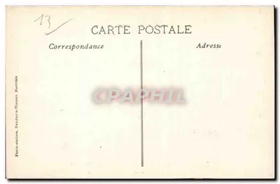 O Grande Palácio e o Lago — A Noite — Exposição Internacional de Eletricidade, Marselha, 1908 — Verso