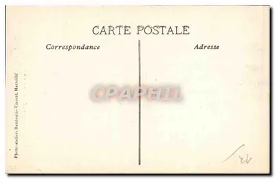 Exposição Internacional de Eletricidade — Palácio da Agricultura (Entrada) — Marselha, 1908 — Verso