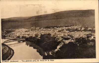 Fumay (Ardennes) — Vista geral tirada do Terne de la Haie