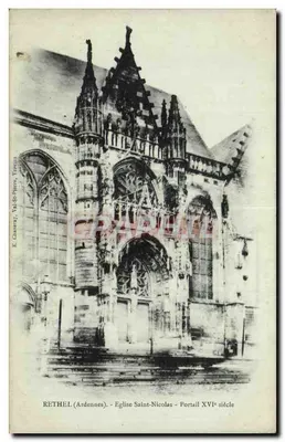 Rethel (Ardennes) — Igreja de São Nicolau — Portal do século XVI