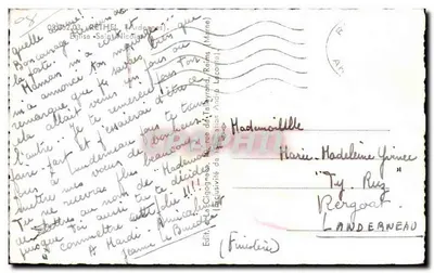 Rethel - Igreja de São Nicolau - Bilhete postal antigo — Verso