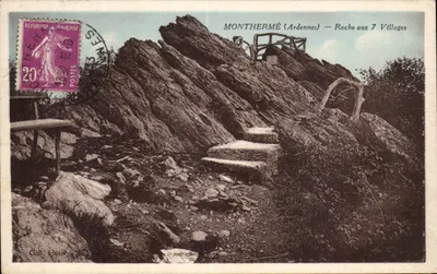 Monthermé (Ardennes) — Rocha dos 7 Villages — Editor: Hotel de R. P.