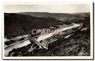 Vale da Meuse — Monthermé e a Estação — editor C.A.P. Paris
