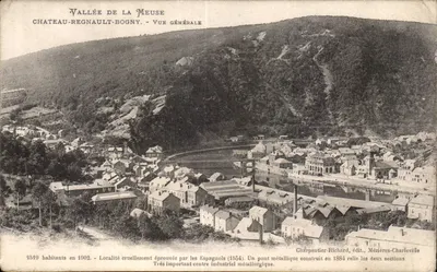 Vale da Meuse - Château-Regnault-Bogny - Vista geral - Charpentier-Richard, editor, Mézières-Charleville