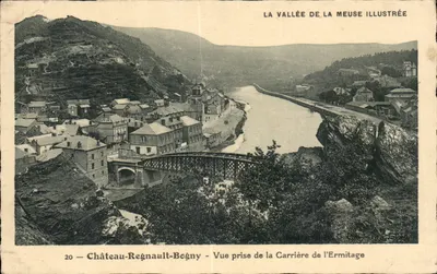 Castelo-Regnault-Bogny — Vista tirada da Carreira da Ermitagem — LA VALLÉE DE LA MEUSE ILLUSTRÉE n°20
