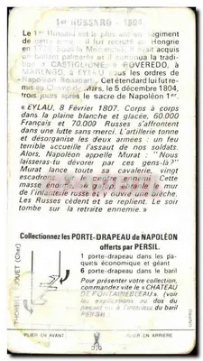 1. Husaren-Regiment — Die Fahne — Verlag PERSIL — Rückseite