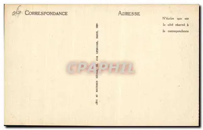ÈZE (Alpes-Maritimes) — Velha Rua e Casa com Arco — ND — Verso