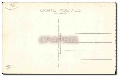 CANNES — Port i Mont-Chevalier — Wydawnictwo La Cigogne, Nice — Rewers