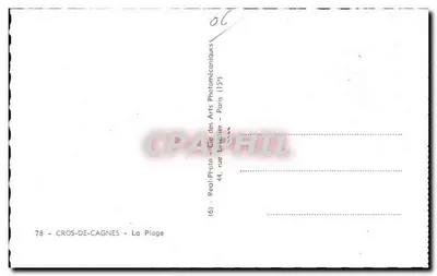 Cros-de-Cagnes — Plaża — Spółka Sztuki Fotomechanicznej, Paryż — Rewers