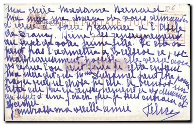 CANNES - L'Estérel - Les Rochers de la Bocca — Editor Tuck — Verso