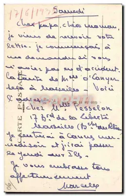 NICE — Quai des États-Unis — Nieznany wydawca, nr 151 — Rewers