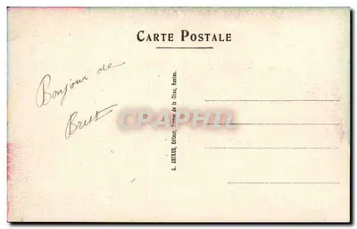 A Marinha Francesa — cena de patrulha — G. ARTAUD, editor, Nantes — Verso