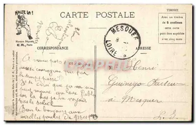Razibus rapidos — Scene militari — E. R., Parigi, Modello depositato n° 14877 — Verso