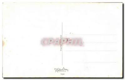 Żołnierze i rakietę — scena startu — Photochrom, nr 709 — Rewers