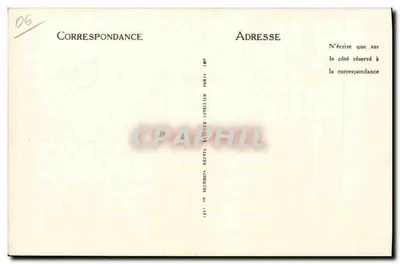 Nizza - Avenue de Verdun — stadsbeeld met Evian-kiosk en palmboom — LL — Achterkant