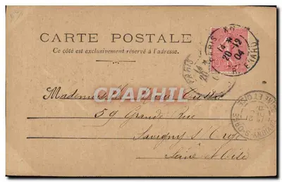 Parijs - Het Pont-Neuf onder Lodewijk XIII — Machite Marie, uitgever — Achterkant