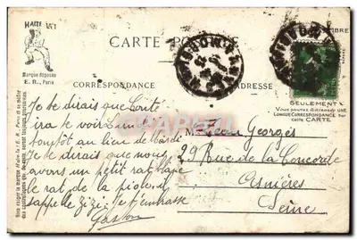 Pegar o trem — Exercício de prova dos futuros licenciados — Halle L.A.E.N., Paris — Verso
