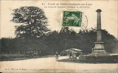 Las Saint-Germain-en-Laye — Krzyż Noailles — Chałupka Lasy — A. C., 165, rue de Rome