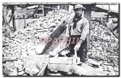 Billy Phinney — kopalnia w miejscu przetwarzania rud — PIONEER POSTCARDS
