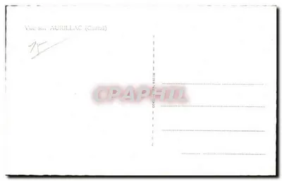 Vista de Aurillac (Cantal) — editor Cim, n° 35 — Verso