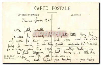 Carros de combate — Para as cartas — A. Garinard — Verso