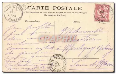 L'Alagnon nel Tunnel — Cantal — Le Lioran — editore M.Y. n°266 — Verso
