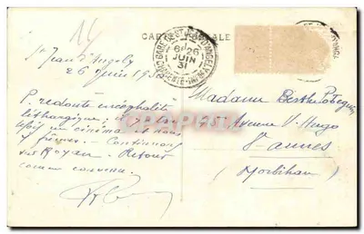 Saint-Jean-d'Angély — Bomba do Pilori (Mon. hist.) — Coleção Barboud — Verso