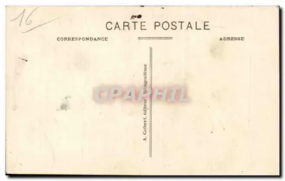 Larocheffoucauld — Invoer tot het Kasteel — A. Gibbert, uitgever, n° 658 — Achterkant