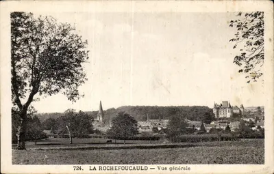 La Rochefoucauld — Vista geral — Imp. Bernard, La Rochefoucauld