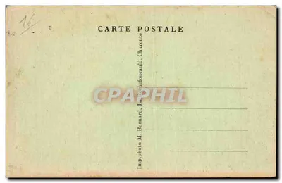 La Rochefoucauld — Vista geral — Imp. Bernard, La Rochefoucauld — Verso