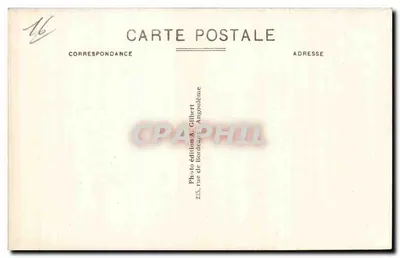 Angoulême — Piekny kąt Zamek Beaulieu — A.G.A. 858 — Rewers