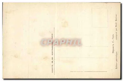 Muguet do Poilu — Porta-Bonheur — Marne, Nancy, Verdun — Editor Carrier, Paris — Verso