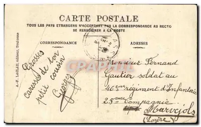 L'Homme-Sauvage — caricature de guerre — A.-F. LACLAU, éditeur, N° 52 — Rewers