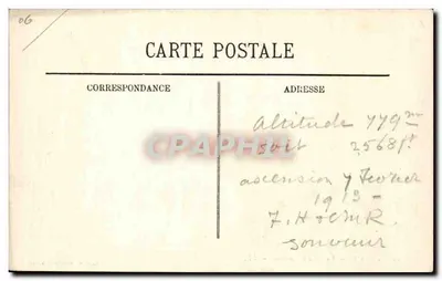 Vence — La Baou des Blancs — Cagnoli, Papeterie, Vence — Rewers